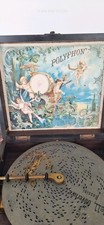 Polyphon  German Music Box plus  35  8"antique discs - Circa 1895