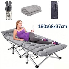 Grey sleeping cot single - grey,