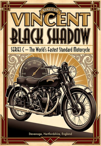 Classic vintage motorcycle - classic,