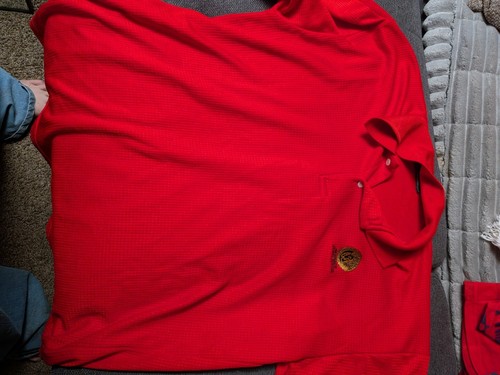 Versace red polo shirt - polo,