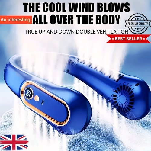 Neck fan hands free bladeless - neck,