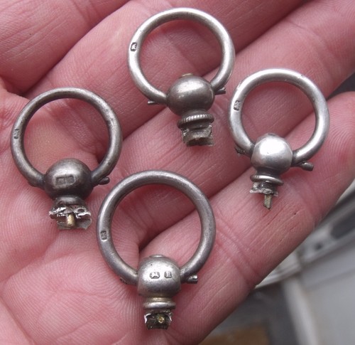 Four antique silver - four,