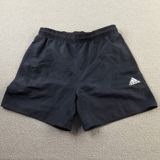 Adidas Swim Shorts Mens 30 Small Navy Trunks Swimwear Board Mesh Lined Logo S