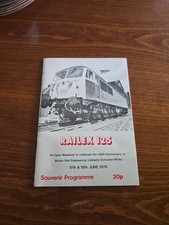 RAILEX 125 Doncaster Works Programme 1978 BREL 125th Anniversary Souvenir BR