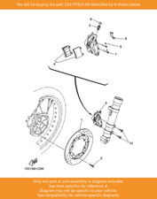YAMAHA Clip, 1D2-F5925-00 OEM