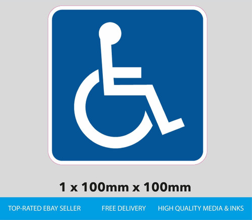 Disabled wheelchair sticker - wheelchair,