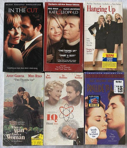 Lot meg ryan vhs - 6, tapes