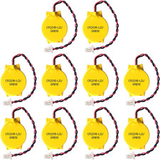 10 Pack 3V CR2016 CMOS Battery