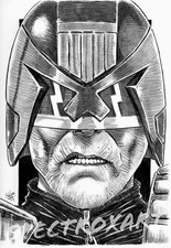 JUDGE DREDD ORIGINAL ART by
