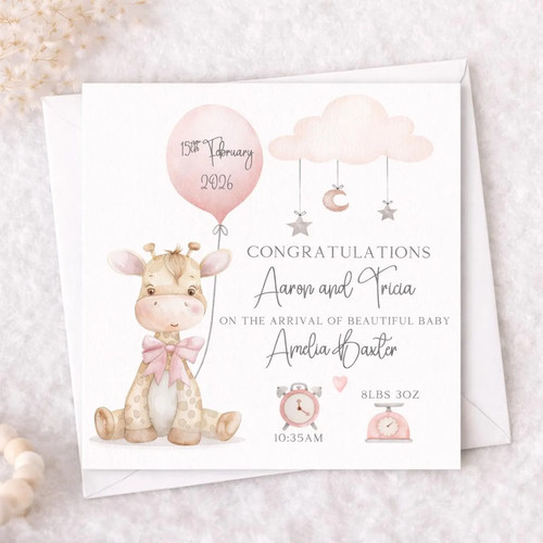 Personalised baby girl - personalised,