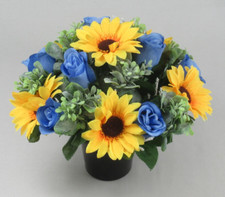 Artificial silk flowers