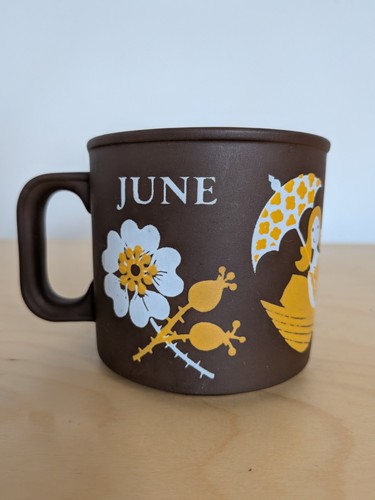Vintage hornsea june love mug - love,