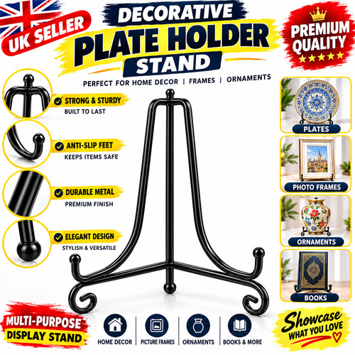 Decorative plate holder - holder, stand