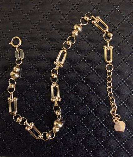 Solid 18ct gold bracelet charm - solid,