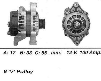 Wai alternator 100amp for - wai,