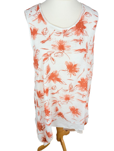 Saloos floral sleeveless - sleeveless, tunic