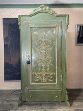 Vintage painted pine green - painted,