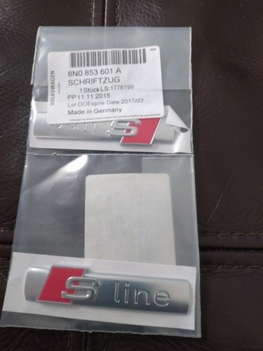 Audi line badges genuine - audi,