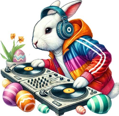Easter hip hop bunny - hip,