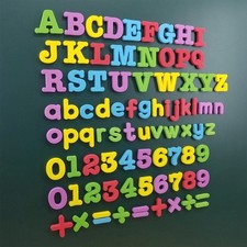 Kids Learning Teaching MAGNETIC Toy Letters & Numbers Fridge Magnets Alphabet