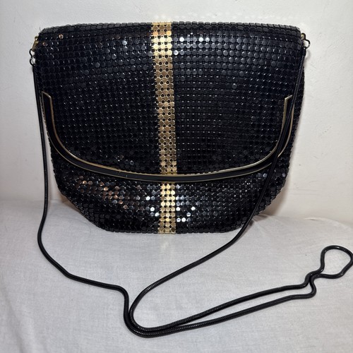 Vintage chainmail evening - evening, bag