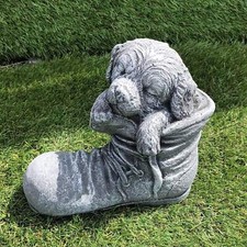Concrete Garden Ornament Puppy