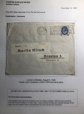 1929 London England Postal