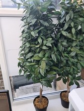 Blooming Artificial - Faux 120cm 4ft Outdoor Bay Cone Topiary Tree Garden Plant