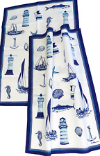 2X Dish Towels Sea Power Half