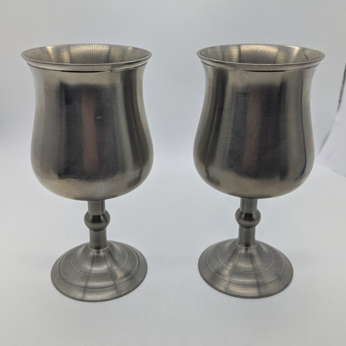 Pewter goblet cup - pewter, set