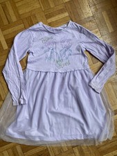 Frozen Anna + Elsa sparkly dress - Good condition - 5-6 years