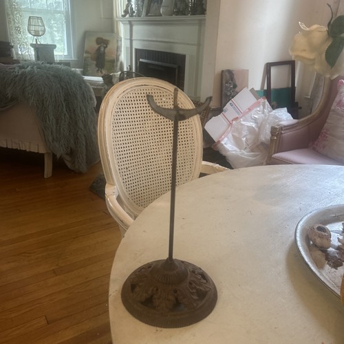 Antique victorian iron hat - victorian,