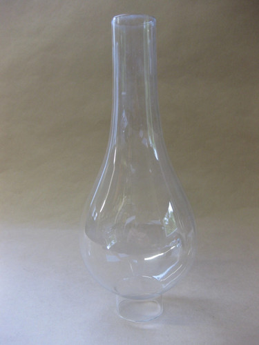 Vintage clear glass - clear, chimney