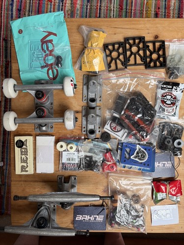 Job lot skateboard parts - lot, parts.