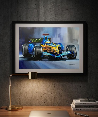 Fernando alonso print - a3, from