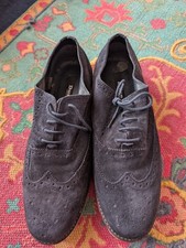 Mens dune blue suede shoes - dune,