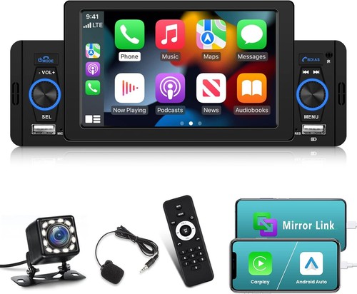 Single din wireless apple - din,