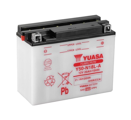 Yuasa battery with electrolyte - battery,