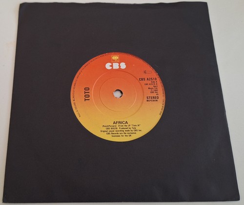 Toto africa vinyl plays - toto,