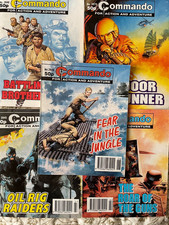 COMMANDO COMICS X5 JOB LOT