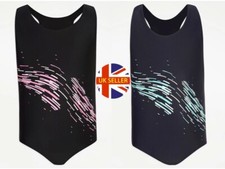 Girls Swimsuit Swimming Costume Swimwear Swim Lessons Beach One Piece Age 3-14