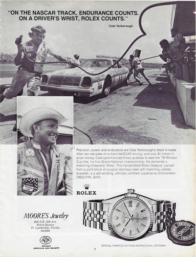 1977 rolex datejust yarborough - 1977,