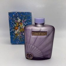 Vintage Art Deco Dubarry A Bunch of Violet’s Talcum Powder Glass Bottle unused 