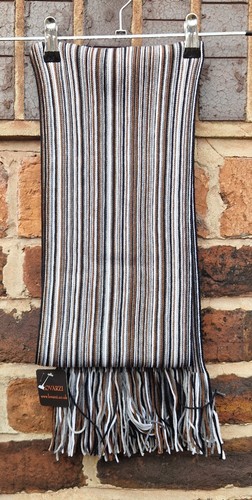 Lovarzi stiped scarf - scarf, 100%