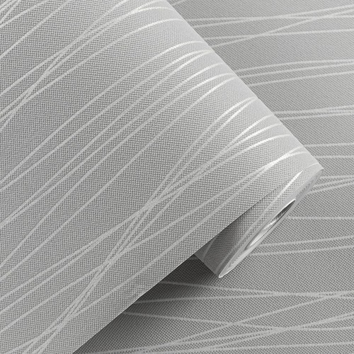 Silver grey stripe wallpaper - silver,