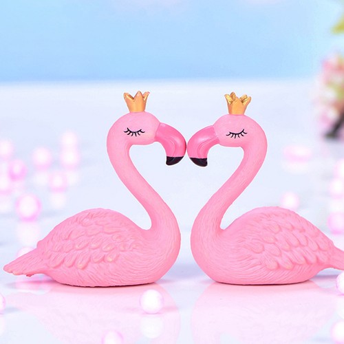 Set miniature flamingo - set, of