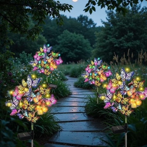 Solar butterflies flower - solar,