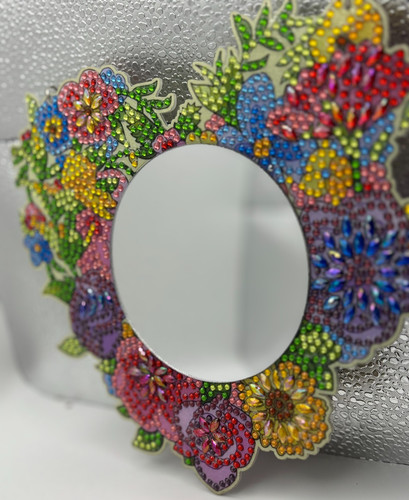 Handmade floral diamond art - handmade,