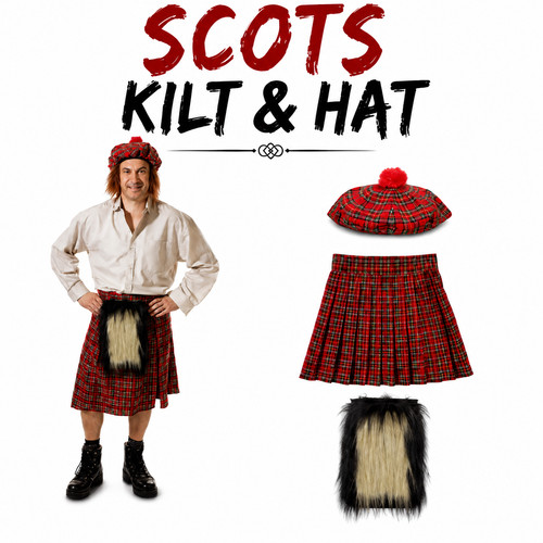 Mens scottish tartan - scottish, hat