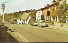 Ampthill, Bedfordshire - Woburn Street, Morris Minor van -District View 1976 pmk